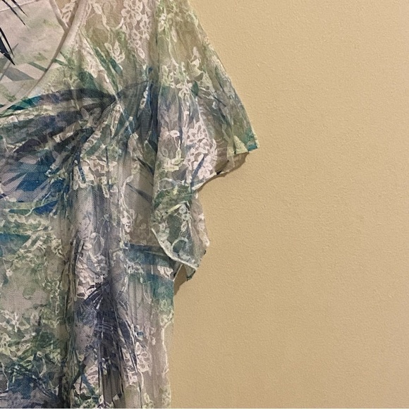 Brittany Black Size 2XL Lace Top Cottagecore Boho Fairy Feminine Flowy Lined - Picture 5 of 9